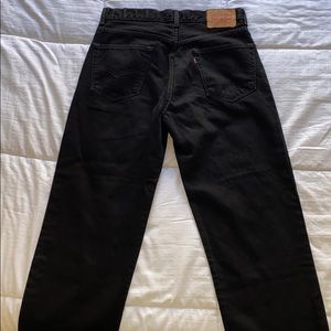 Levi’s 550 relaxed fit black denim 34x30